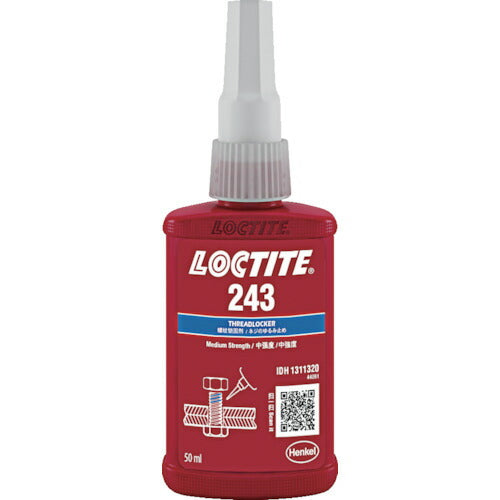 ロックタイト ネジロック剤 ２４３ ５０ｍｌ 243-50