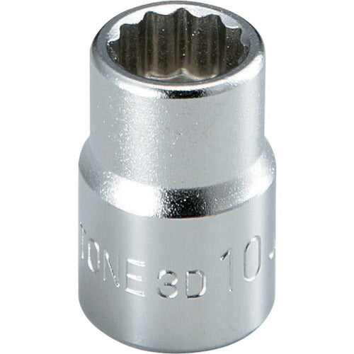 ＴＯＮＥ ソケット（１２角） 対辺寸法１０ｍｍ 全長２６ｍｍ 3D-10