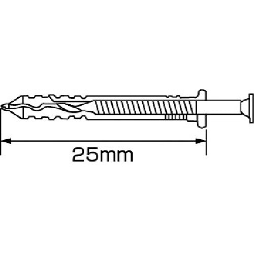 エビ ネイルプラグ（２００本入） ４Ｘ２５ｍｍ NP425