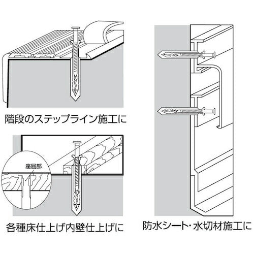 エビ ネイルプラグ（１００本入） ６Ｘ５０ｍｍ NP650