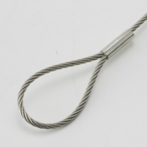 ＴＲＵＳＣＯ オールステンレスカットワイヤ １．５ΦＸ９００ｍｍ 両端アイ加工 SCW150-90