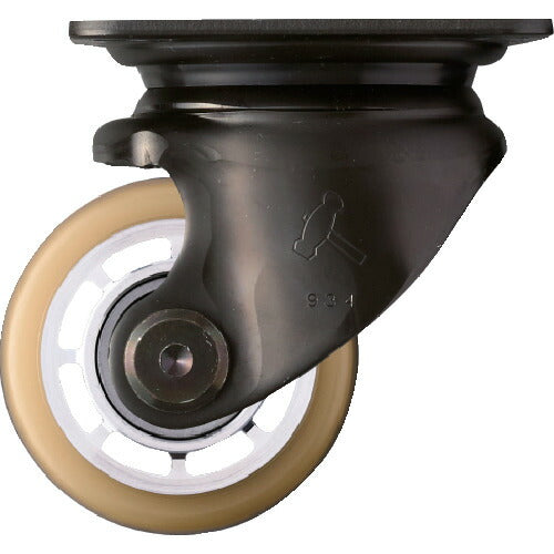 ハンマー 低床重荷重用旋回式ウレタン車輪（アルミホイール・ボールベアリング）６５ｍｍ 540S-BAU-65