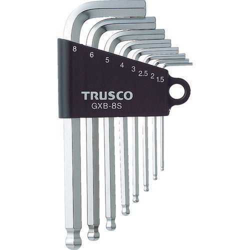 ＴＲＵＳＣＯ ボールポイント六角棒レンチセット ８本組 GXB-8S