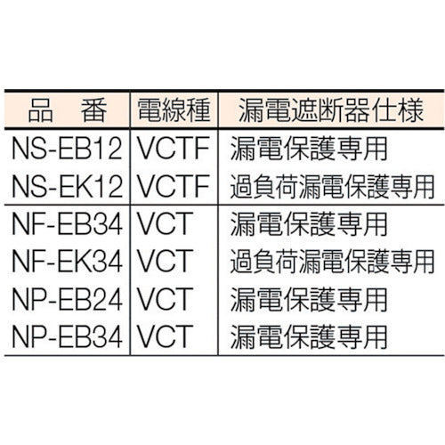 日動 電工ドラム 漏電保護専用ブレーカ付 ３０ｍ NF-EB34