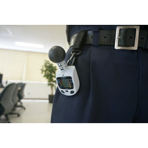 【送料・納期都度見積】 佐藤 黒球型携帯熱中症計 ＳＫ－１８０ＧＴ（８３１３－００） SK-180GT