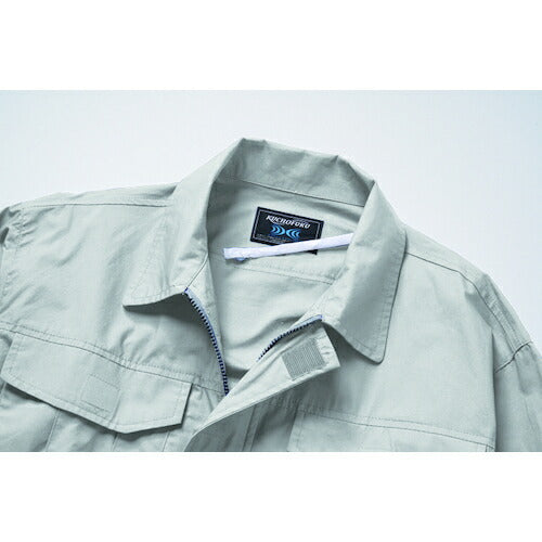 空調服　冷却上着　綿薄手ワーク空調服［［Ｒ下］］　ＫＵ９０５５０　ウエアのみ　シルバー　５Ｌ KU90550-C06-S7