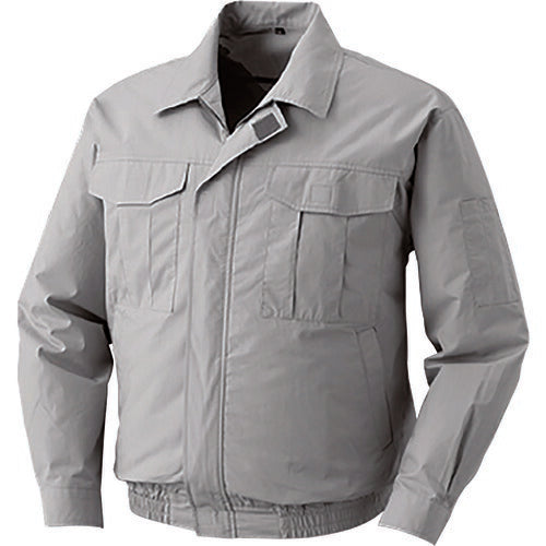 空調服　冷却上着　綿薄手ワーク空調服［［Ｒ下］］　ＫＵ９０５５０　ウエアのみ　シルバー　Ｌ KU90550-C06-S3