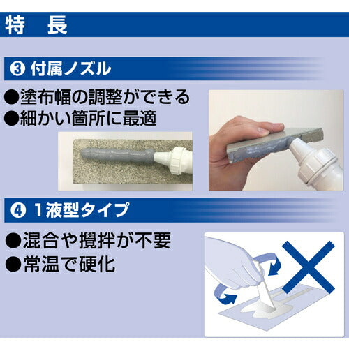 セメダイン ピタブロック（灰色）１ｋｇ（コンクリート・レンガ・車止め補修）ＡＥ－２２８ AE-228