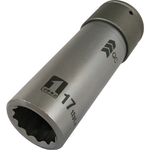ＭＵＳＴＴＯＯＬ ＱＣソケット シングル １７ｍｍ １２角 ＩＭ―４Ｗ１７―１２Ｋ 19801
