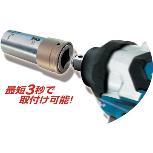 ＭＵＳＴＴＯＯＬ ＱＣソケット シングル １７ｍｍ １２角 ＩＭ―４Ｗ１７―１２Ｋ 19801