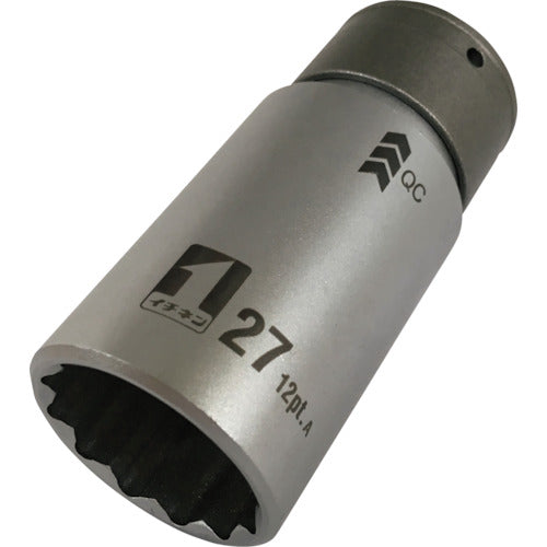 ＭＵＳＴＴＯＯＬ ＱＣソケット シングル ２７ｍｍ １２角 ＩＭ―４Ｗ２７―１２Ｋ 19810