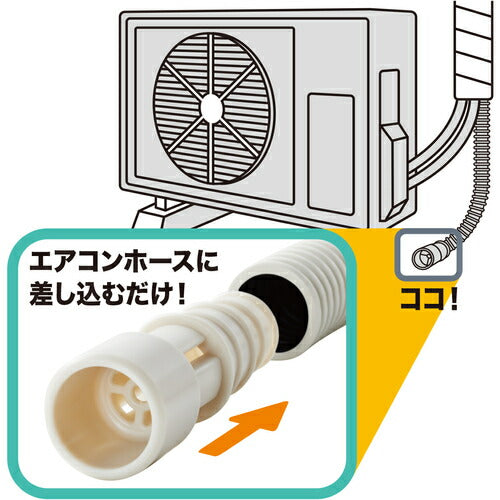 ＴＲＵＳＣＯ エアコン排水ホース用防虫キャップ ３個入 ARC3