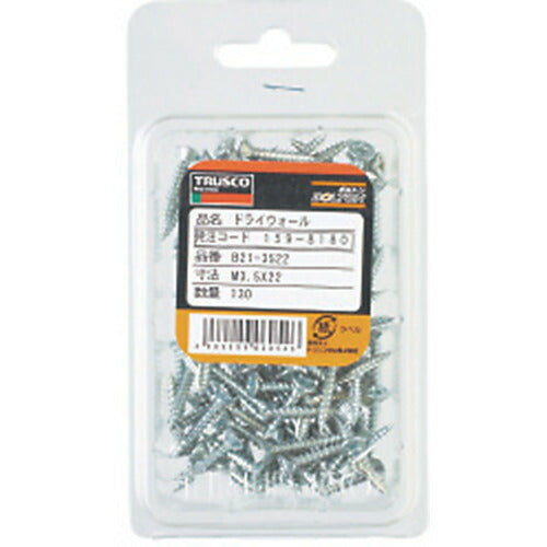 ＴＲＵＳＣＯ ドライウォール ユニクロ Ｍ３．５×５７ ４０本入 B21-3557