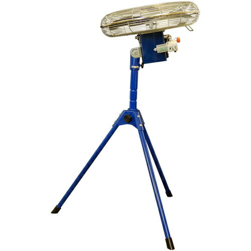 アクアシステム　無給油エアモーター式工場扇　スタンド型　（アルミハネ４５ｃｍ） AFG-18NL