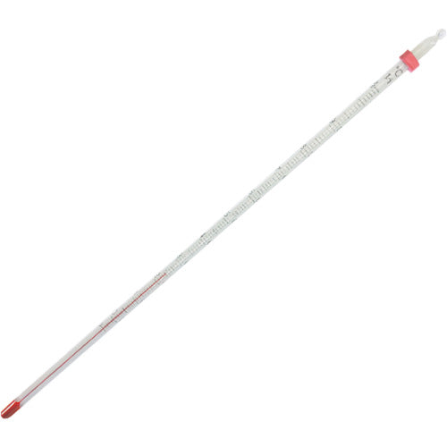 【送料・納期都度見積】 佐藤 アルコール棒状温度計 －５～１０５℃ ３０ｃｍ （０１２０－００） 0120-00