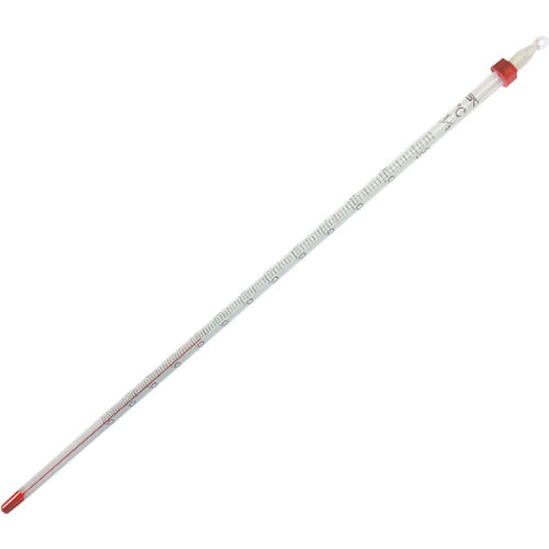 【送料・納期都度見積】 佐藤 アルコール棒状温度計 －２０～１０５℃ ３０ｃｍ （０１４０－００） 0140-00