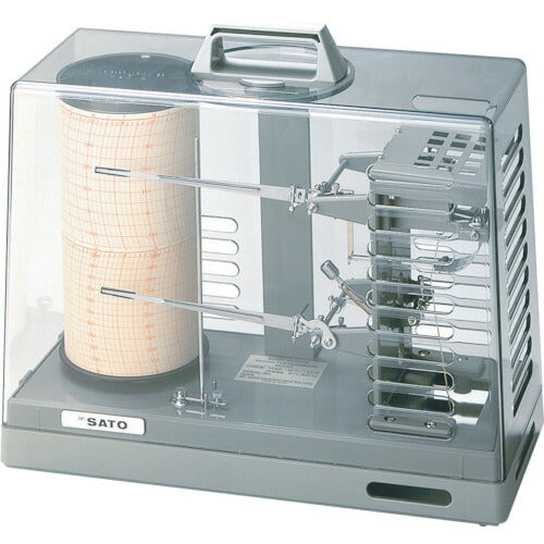 佐藤 シグマ２型温湿度記録計 7210-00