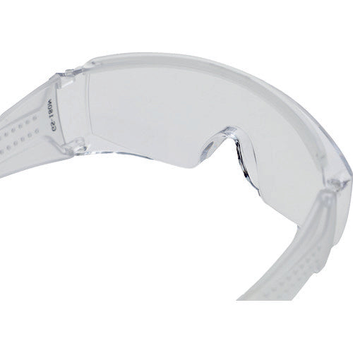 ＴＲＵＳＣＯ 一眼型セーフティグラス 上ひさしサイド付 透明 GS-180N