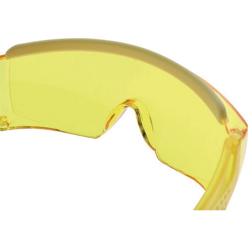 ＴＲＵＳＣＯ 一眼型セーフティグラス 上ひさしサイド付 黄 GS-180N