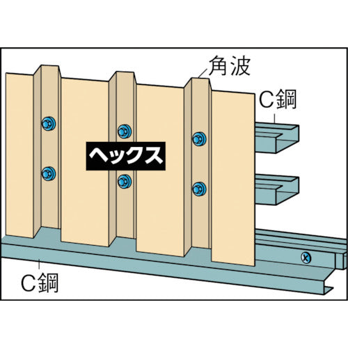 ＴＲＵＳＣＯ ドリルねじ ヘックス ユニクロ Ｍ５Ｘ３５ ２６本入 HJB-35