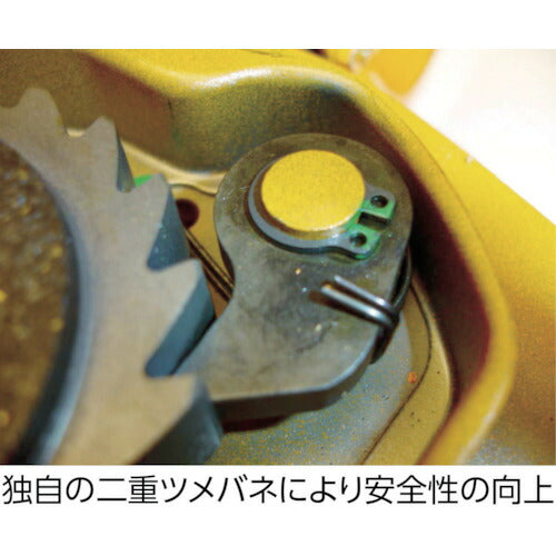 キトー チェーンブロック キトーマイティＭ３形 定格荷重０．５ｔ 標準揚程２．５ｍ CB005