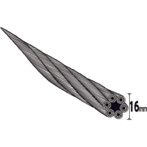 ＴＲＵＳＣＯ Ｗスリング Ａタイプ １６ｍｍＸ１．０ｍ GR-16S1