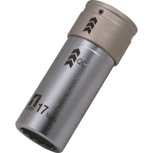 ＭＵＳＴＴＯＯＬ ＱＣソケット シングル ＱＣ１／２ １７ｍｍＣ ＩＭ－４Ｗ１７Ｃ－１２Ｋ 19840