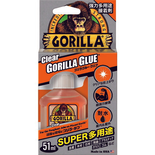 ＫＵＲＥ 強力多用途接着剤 ゴリラグルー クリア ５１ｍｌ NO1770