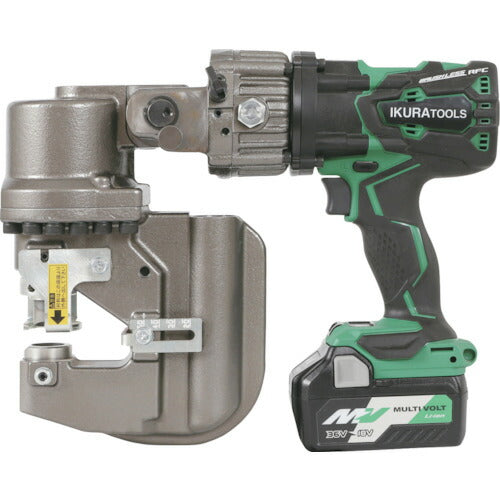 育良 充電油圧式コードレスバリアフリーパンチャー（５０１５６） 穴あけ最大能力ステンレスｔ６×Φ２０ｍｍ ISK-BP20LF