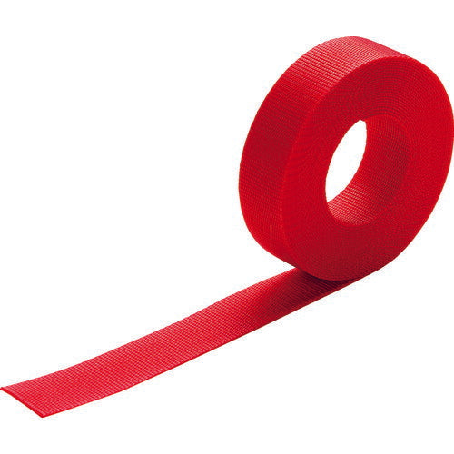 ＴＲＵＳＣＯ ナイロン平ベルト １．２ｔ×２０ｍｍ×５ｍ 赤 TNB205-R