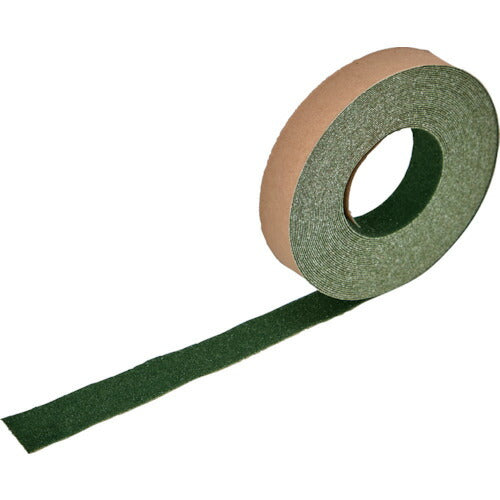 ＴＲＵＳＣＯ ノンスリップテープ 屋外用 ２５ｍｍＸ１０ｍ 緑 TNS-2510