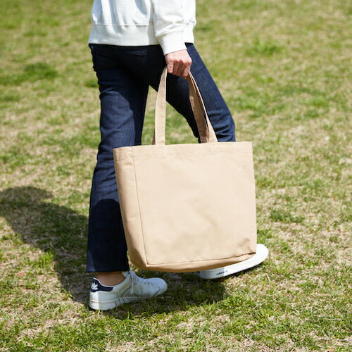 ＴＲＵＳＣＯ キャンバスバッグ ３５０ｘ１３０ｘ３５０ｍｍ ベージュ CVSBG-BE