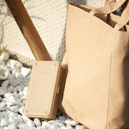 ＴＲＵＳＣＯ キャンバスバッグ ３５０ｘ１３０ｘ３５０ｍｍ ベージュ CVSBG-BE