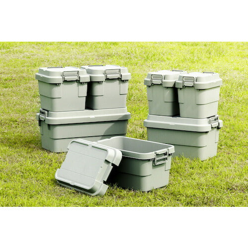 ＴＲＵＳＣＯ トランクカーゴ フラット天板仕様 ２０Ｌ グレー GYCF-20