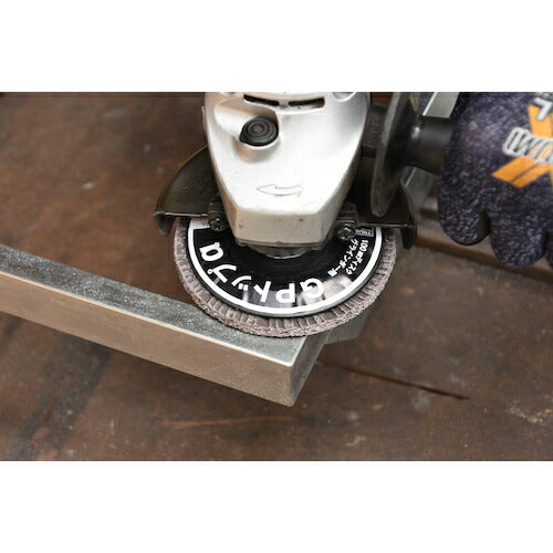 ＴＲＵＳＣＯ ＧＰトップα ねじ込み式 ジルコニア Φ１００ １０枚入 １２０＃ GP100ALZ