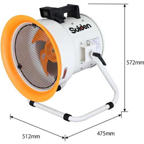 Ｓｕｉｄｅｎ　送風機　マルチアングルファン　ハネ２８８ｍｍ　３相２００Ｖ SJF-300LA-3