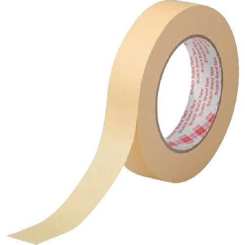 ３Ｍ 耐熱性クレープマスキングテープ ２１４ー３ＭＮＥ ２５ｍｍＸ５０ｍ 214-3MNE