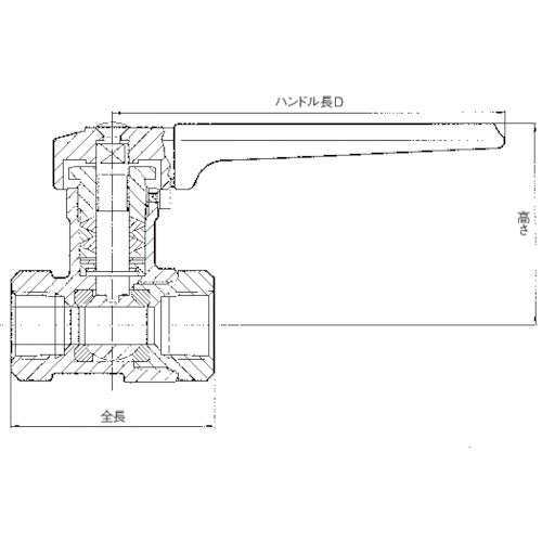 ＨＡＭＡＩ　本格的スチーム用　黄銅製ボールバルブ RBS-77-20RC