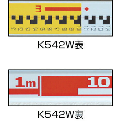 ＫＤＳ アルミスタッフ５ｍ４段 K542W