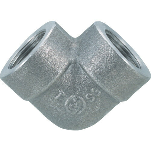 フジトク　９０°エルボ　９０Ｅ　４０Ａ　炭素鋼　ねじ込み 90E-PT-40A