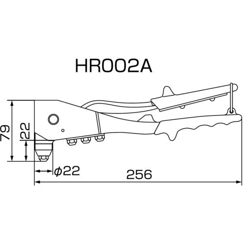 エビ ハンドリベッター（横型） HR002A