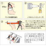 ＴＲＵＳＣＯ ハンドル回転式カートリッジガン KGK