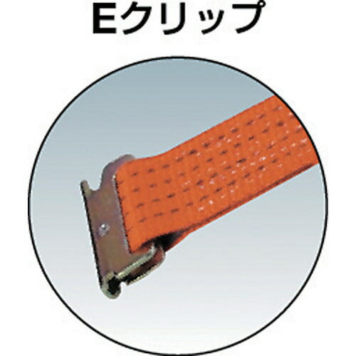 ＴＲＵＳＣＯ ベルト荷締機 ３８ｍｍ幅 ５００ｋｇ Ｅクリップタイプ GV38-500E