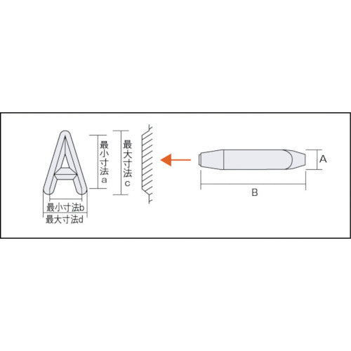 ＴＲＵＳＣＯ 英字刻印セット １０ｍｍ SKA-100