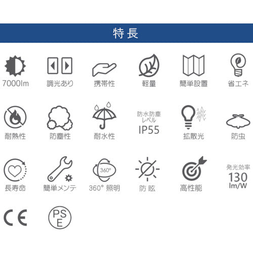 ＫＡＺ 輝夜５０Ｗ ＬＥＤ全光バルーンライト 小型三脚仕様 BL-50-F