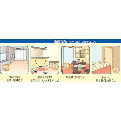 アース　業務用ハニカム防虫ファンＡＣ 661715
