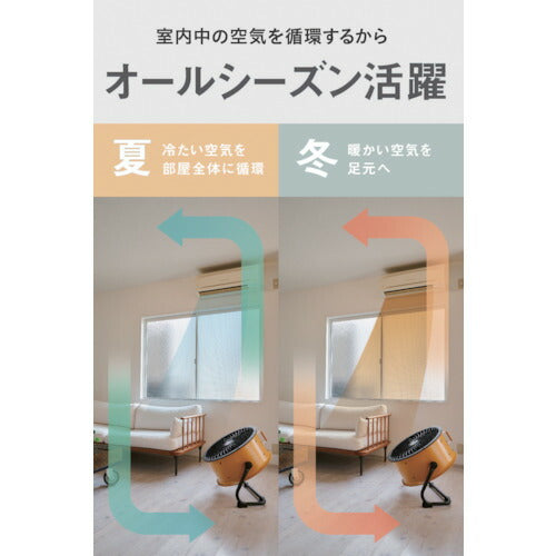 ＣＡＴ　サーキュレーター　４５ｃｍ（壁・床タイプ）　イエロー HVD-18AC