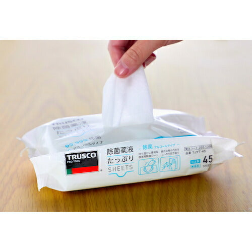 ＴＲＵＳＣＯ 除菌薬液たっぷりウェットワイパー大判 ３０枚 TJYTW-30