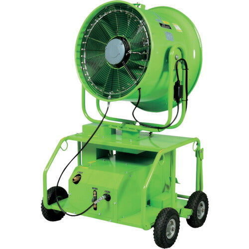 スーパー工業　２００Ｖミスト発生機　ＳＦＪ−３２００Ｗ−２　（３．１ｋＷ）　移動式ファンタイプ SFJ-3200W-2