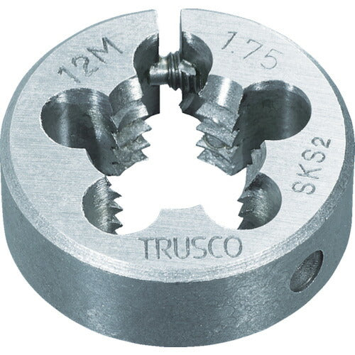 ＴＲＵＳＣＯ 丸ダイス 細目 ７５径 Ｍ３６Ｘ２．０（ＳＫＳ） T75D-36X2.0